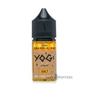 Editors Choice Yogi Salt - Citrus Granola Bar 30mL  Almost Gone!