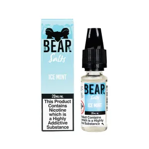 Editors Pick Bear Salts Ice Mint 10ml Nic Salt E-Liquid  Going Fast!