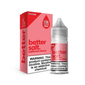 Editors Pick Better Salt California Cherry | Vapetasia Salts | 30mL  Stylish & Comfortable