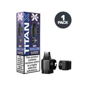 Editors Pick Blueberry Sour Razz Titan X Prefilled Pods  Limited Release!