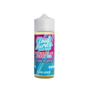 Editors Pick Cloud Nurdz Watermelon Berry Ice Shortfill E-Liquid 100ml  Last Chance!