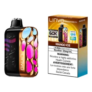 Editors Pick Linvo Rave 60K Disposable Vape - Mango Ice  Almost Sold Out!