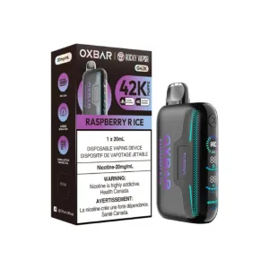 Editors Pick OxBar G42K - Raspberry R Ice Disposable Vape  Stylish & Comfortable