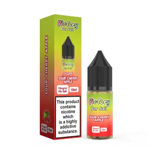 Editors Pick Sour Cherry Apple 10ml Bar Salt Nic Salt E-Liquid By Victory Juice  Last Few Pieces!