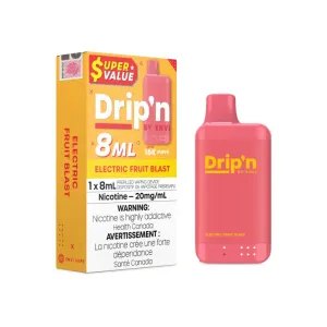 Exclusive Drip'n 16K Disposable Vape - Electric Fruit Blast  Stylish & Comfortable