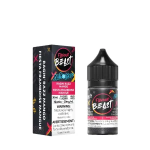 Exclusive Flavour Beast Ragin' Razz Mango Salts E-Liquid  Today Only!