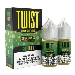 Exclusive Green No. 1 by Twist Salt E-Liquids 60ml  Today Only!