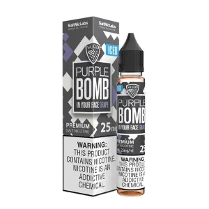 Exclusive Iced Purple Bomb by VGOD SaltNic 30ml  Going Fast!