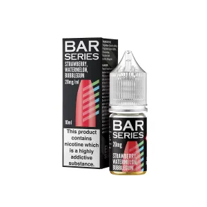 Exclusive Strawberry Watermelon Bubblegum Nic Salt By Bar Series  Limited Stock!