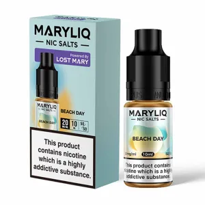 Final Few Beach Day Nic Salt by Lost Mary MaryLiq  Limited Stock!