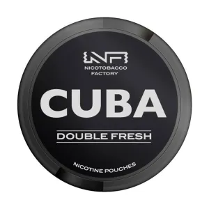 Final Few Double Fresh Cuba Black Nicotine Snus Pouches  Limited Availability!