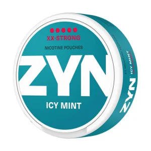 Final Few Icy Mint XX Zyn Strong Nicotine Snus Pouches  Last Chance!