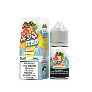 Final Few Island Orange Iced by Hi-Drip Salts Series 30mL  Almost Sold Out!
