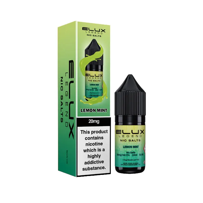 Final Few Lemon Mint 10ml Nic Salt E-Liquid by Elux Legend  Dont Miss Out!