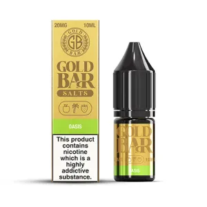 Final Few Oasis 10ml Nic Salt E-Liquid by Gold Bar  Going Fast!