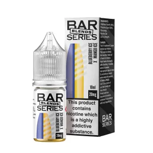 Flash Sale! Blueberry Ice x Mango Ice Nic Salt E-Liquid by Bar Series Blends  Stylish & Comfortable
