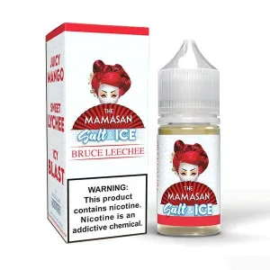 Flash Sale! Bruce Leechee Ice (Mango Lychee Ice) by The Mamasan Salts 30ML  Stylish & Comfortable