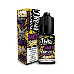 Flash Sale Doozy Salt - Lemon Berry Pie 10ml Nic Salt E-Liquid  Limited Release!