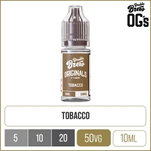 Flash Sale! Double Brew Originals Tobacco E-Liquid 10ml  Last Few Pieces!