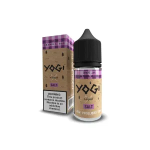 Flash Sale Grape Jam by Yogi Salt Series E-Liquid 30mL (Salt Nic)  Going Fast!
