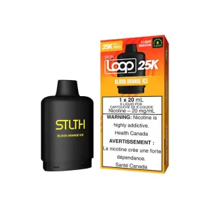 Flash Sale STLTH Loop 25k Pod, Blood Orange Ice, 20mL  Limited Availability!
