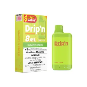 Hot Deal Drip'n 16K Disposable Vape - Snazzy S Storm  Almost Gone!