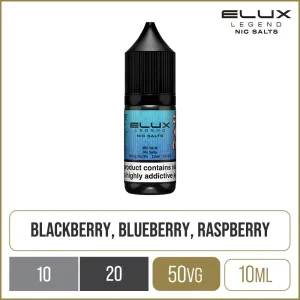 Hot Deal ELUX Legend Nic Salts Mr Blue E-Liquid 10ml  Limited Stock!