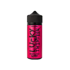 Hot Deal Lucky Thirteen Original Voodoo Berry 100ml Shortfill E-Liquid  Limited Availability!