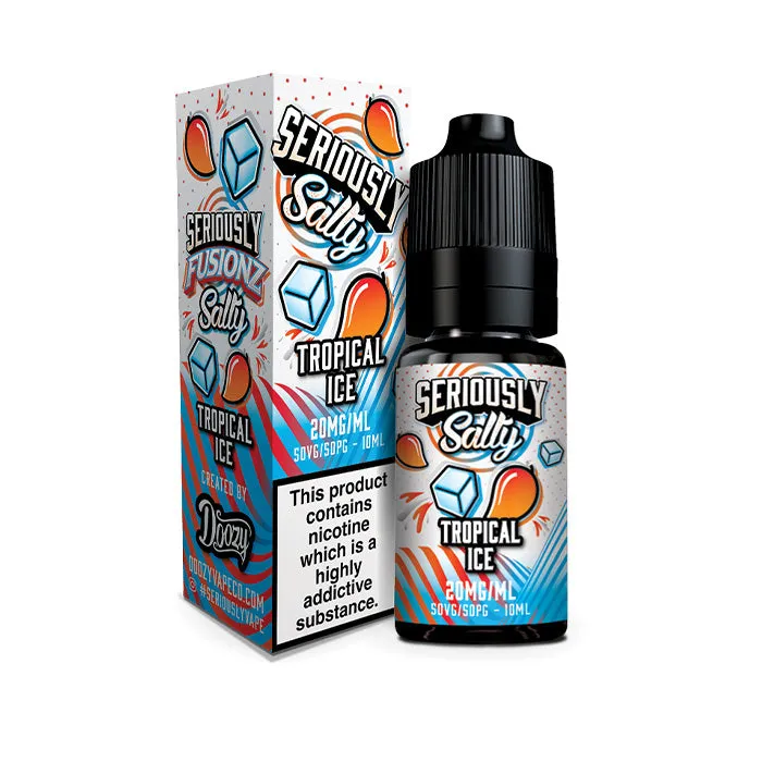 Hot Deal Tropical Ice 10ml Nic Salt E-Liquid by Seriously Fusionz  Today Only!