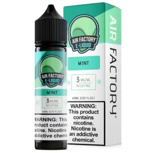 Insta-Worthy Air Factory E-Liquid 60mL - Mint  Ends Soon!