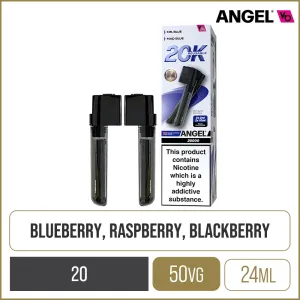 Insta-Worthy Blue Edition Vapes Bars Angel 20000 Pod & Refill 24ml  Limited Availability!