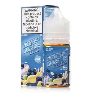 Insta-Worthy Blueberry Custard by Custard Monster Salts 30ml  Last Chance!