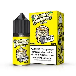 Insta-Worthy Lemon by Tinted Brew - Johnny Creampuff TFN Salts Series 30mL  Stylish & Comfortable