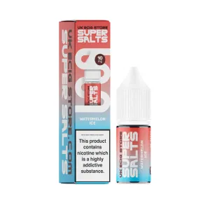 Insta-Worthy Watermelon Ice Nic Salt E-Liquid by Super Salts  Almost Sold Out!