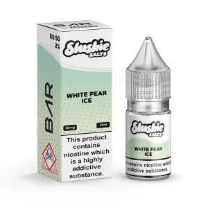 Insta-Worthy White Pear Ice Nic Salt E-Liquid by Slushie Salts BAR  Limited Release!