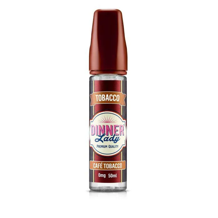 Limited Edition Dinner Lady Cafe Tobacco 50 ml Short Fill E-Liquid  Ends Soon!