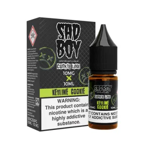 Limited Edition Keylime Cookie Nic Salt E-Liquid By Sadboy  Last Few Pieces!