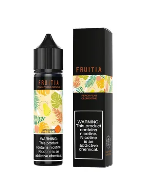 Limited Edition Peach Pear Clementine by Fruitia 60ml  Limited Stock!