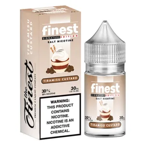 Limited Edition Tiramisu Custard by Finest SaltNic Series 30ML  Limited Availability!
