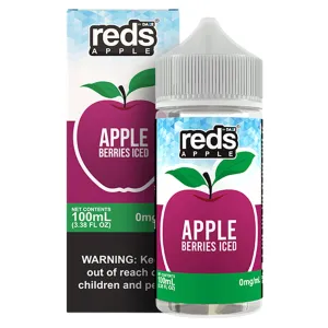 Luxury Feel Berries Ice | 7Daze Reds | 100mL  Limited Stock!