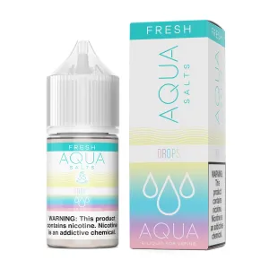 Luxury Feel Drops by Aqua TFN Salt 30ml  Last Few Pieces!
