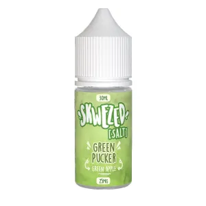 Luxury Feel Green Pucker (Green Apple) Salt by Skwezed Salt 30ml  Last Chance!