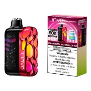 Luxury Feel Linvo Rave 60K Disposable Vape - Strawberry Watermelon Ice  Last Chance!