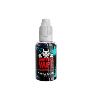 Luxury Feel Vampire Vape Purple Craze Ice Flavour Concentrate 30ml  Limited Stock!