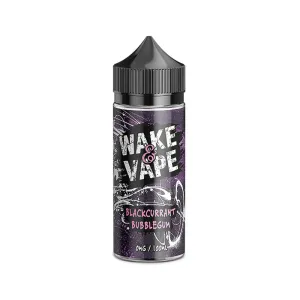 Luxury Feel Wake & Vape Blackcurrant Bubblegum 100ml Shortfill E-Liquid  Limited Availability!