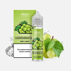 Luxury Feel White Grape Ice by ORGNX Eliquids 60ml  Today Only!
