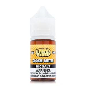 Premium Quality Cookie Butter by Loaded Nic Salts 30ml  Ends Soon!