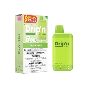 Premium Quality Drip'n 16K Disposable Vape - Green Apple  Limited Stock!