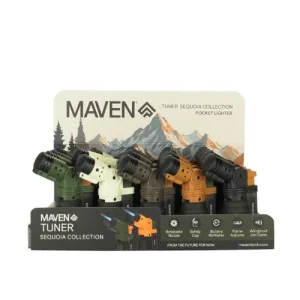 Selling Fast Maven (DSPLY 20pc)(Lighter) Tuner Sequoia Collection Pocket Lighter  Ends Soon!