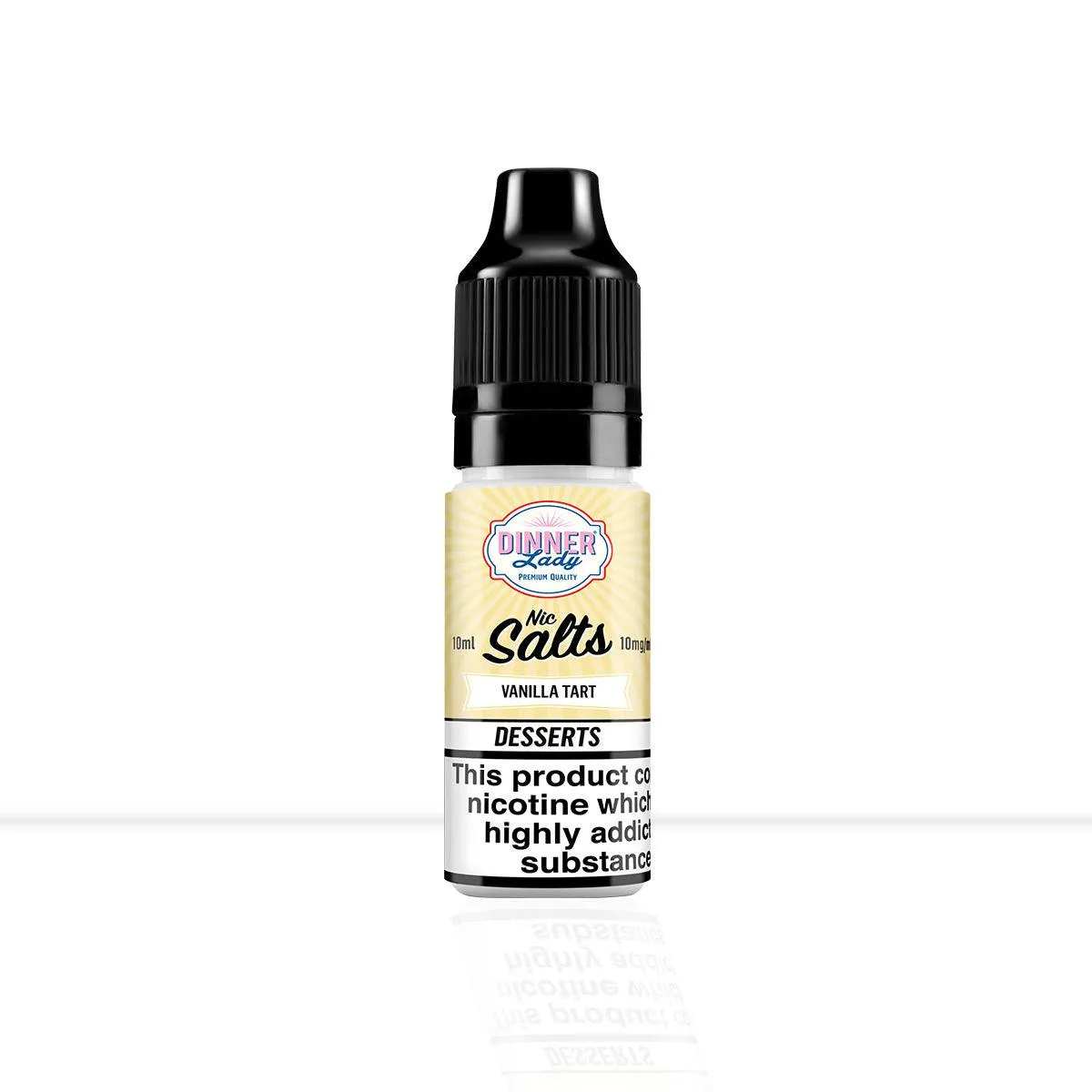 Selling Fast Vanilla Tart Nic Salt E-Liquid Dinner Lady  Almost Gone!